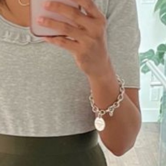 Tiffany & Co. Jewelry - Tiffany & Co Rolo Link Retired Pls Return To Tiffany & Co NY Bracelet. D2999
